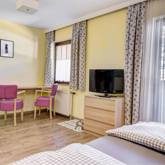 Hotel Grimming-Hunde Hotelzimmer Doppelzimmer mit schönen Ausblick