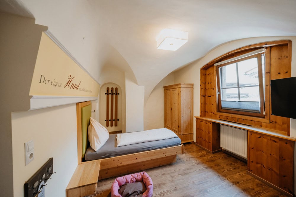 View into the single room